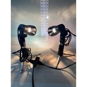 Pair 5500K LED Photo Light Lamps Portable Tabletop Studio Lighting Kit